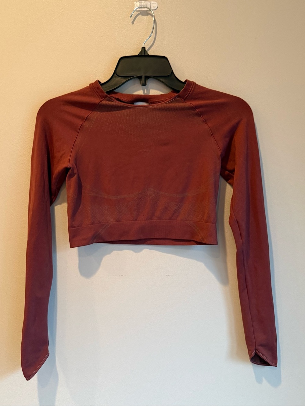 Gymshark Women's Rust Tank Seamless Crop Top Size Small